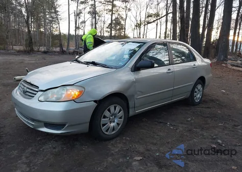 2004 Toyota Corolla Le из США, поврежденный, VIN 2T1BR38E64C182492